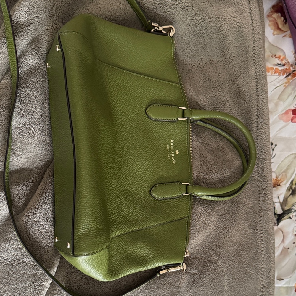 Kate Spade Olive Green Satchel Bag